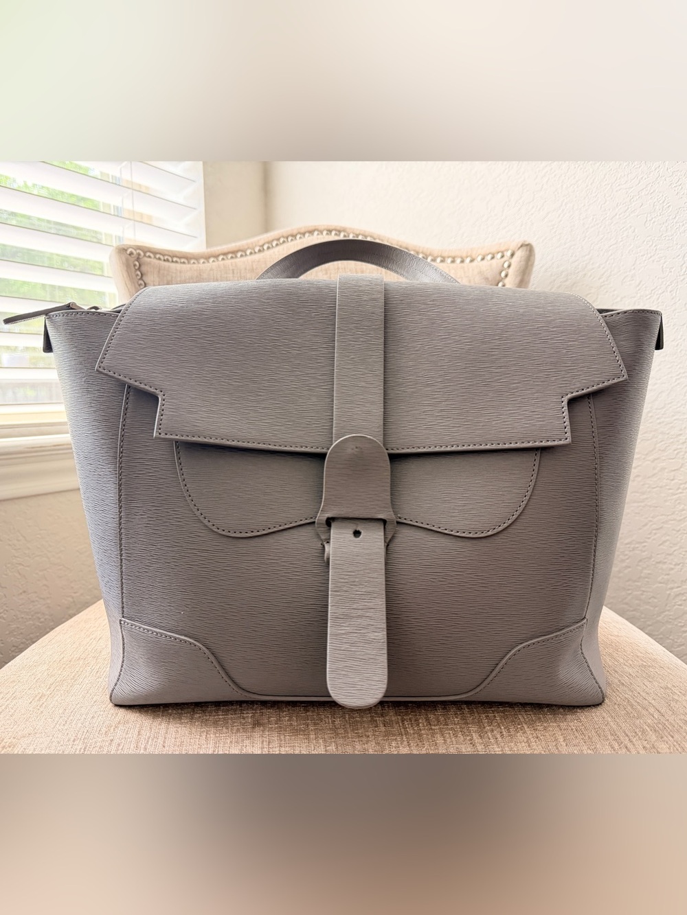 SENREVE Large Maestra Storm Gray Convertible Work Bag